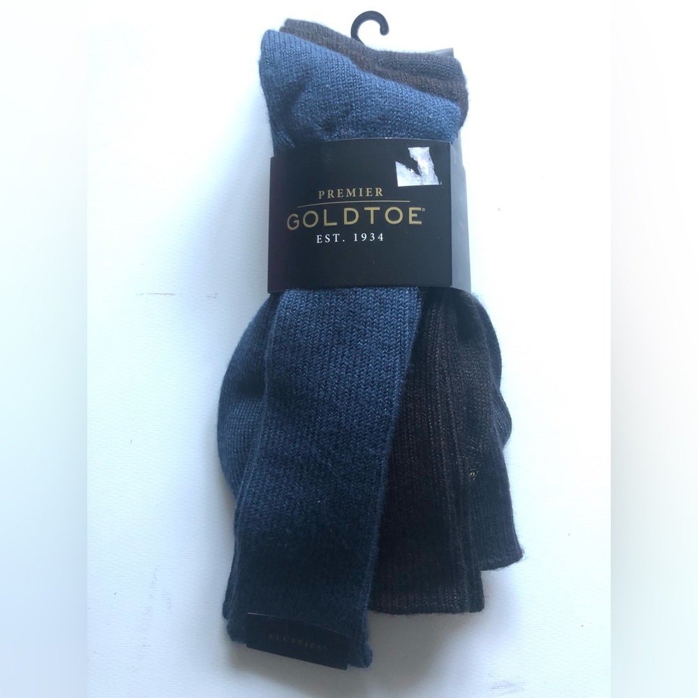 Gold Toe Premier Socks Blue 3 pack